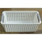 Basicwise Storage Bin, Plastic, White, 5 in H, 11.5 in W, 5.35 in L QI003238 - alternate 2